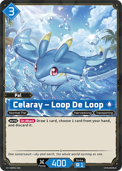 Celaray - Loop De Loop EBP01-036 Palworld TCG card