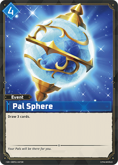 Pal Sphere EBP01-047SR Palworld TCG card