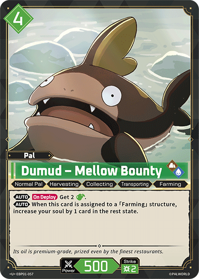 Dumud - Mellow Bounty EBP01-057 Palworld TCG card