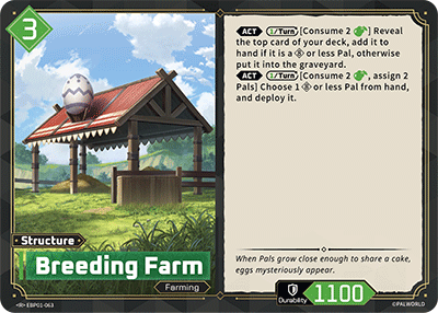 Breeding Farm EBP01-063 Palworld TCG card