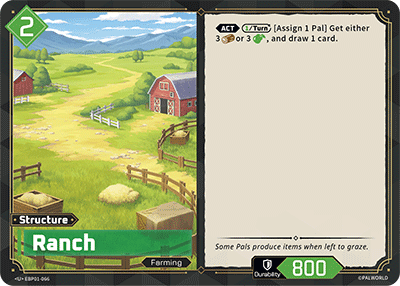 Ranch EBP01-066 Palworld TCG card