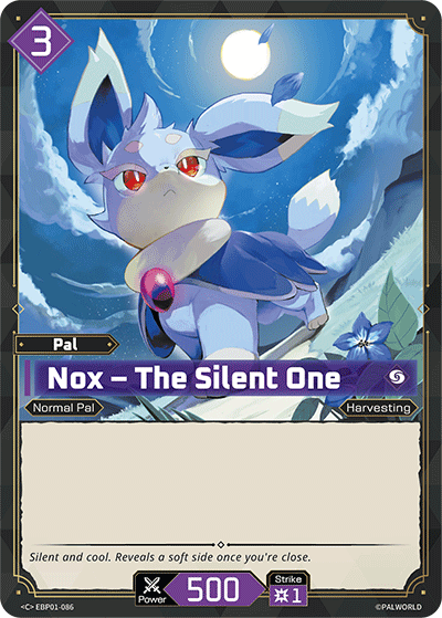Nox - The Silent One EBP01-086 Palworld TCG card