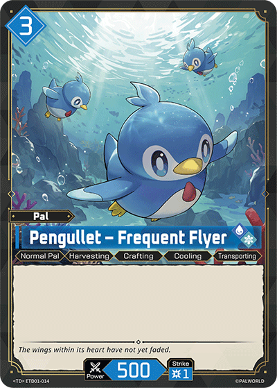 Pengullet - Frequent Flyer ETD01-014 Palworld TCG card