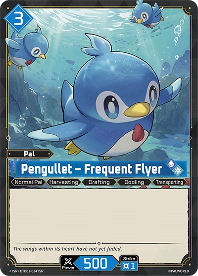 Pengullet - Frequent Flyer ETD01-014TSR Palworld TCG card
