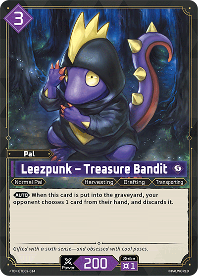 Leezpunk - Treasure Bandit ETD02-014 Palworld TCG card