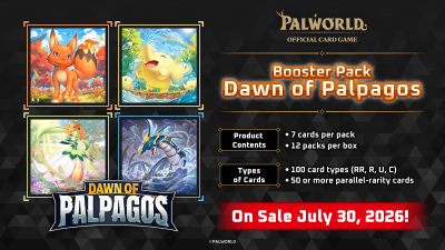 Booster Pack "Dawn of Palpagos" Palworld TCG set